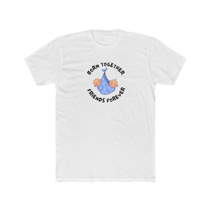 Born Together, Friends Forever – Twin Boys Matching Tee - Sigma Nine Store  Solid White / XS-Solid Cream / S-Solid Natural / S-Solid Light Blue / S-Solid Light Pink / S-Solid White / S-Solid Cream / M-Solid Natural / M-Solid Light Blue / M-Solid Light Pink / M 