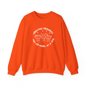 Creating Memories, Two or Three at a Time – Multiples Parent Sweatshirt - Sigma Nine Store  Antique Cherry Red / S-Ash / S-Dark Heather / S-Light Pink / S-Orange / S-Purple / S-White / S-Black / S-Heather Sport Dark Navy / S-Antique Cherry Red / M 